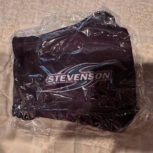 Stevenson University Black Face Mask- Baltimore county Maryland. NEW! Unopened!